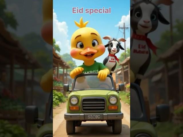 Duck bought a goat for sacrifice!#shorts #cuteanimals #pets #eidspecial #duck