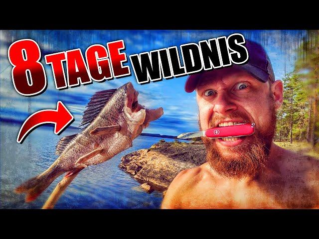 8 Tage Wildnis in SCHWEDEN #1 | Primitive Ausrüstung + Kajak | Bushcraft Survival | Fritz Meinecke