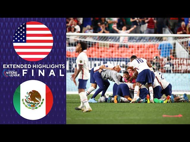 USA vs. Mexico: Extended Highlights | Concacaf Nations League Final | CBS Sports Golazo