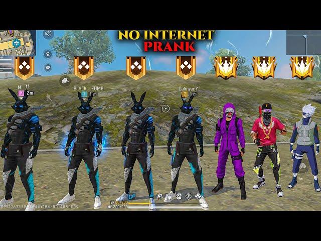 No Internet Prank | FREE FIRE FUNNY GAMEPLAY | NADIYA FF