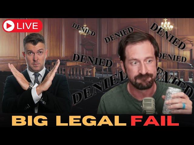 Legal "Expert" Rekieta Law's Epic DEFEAT (LIVE)