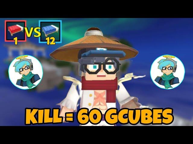 Kill Amaan For 60 Gcubes!! (Blockman Go)