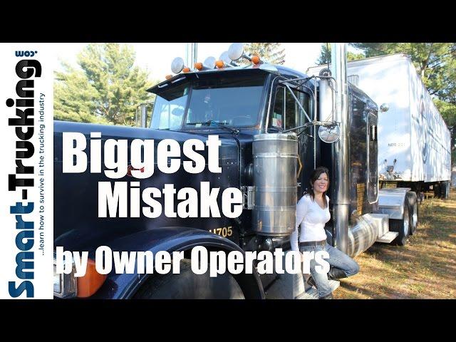 The Most Common Owner Operator Mistake