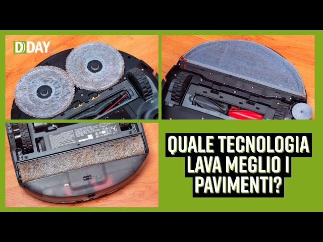 Robot lavapavimenti: quale lava meglio tra rullo e panno?