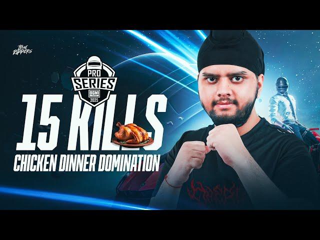 15 Kills Chicken Dinner Domination | Solo 7 Finishes | TrueRippers |