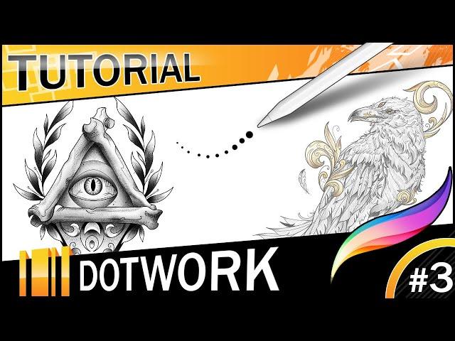 Procreate Dotwork Tutorial ( Deutsch )