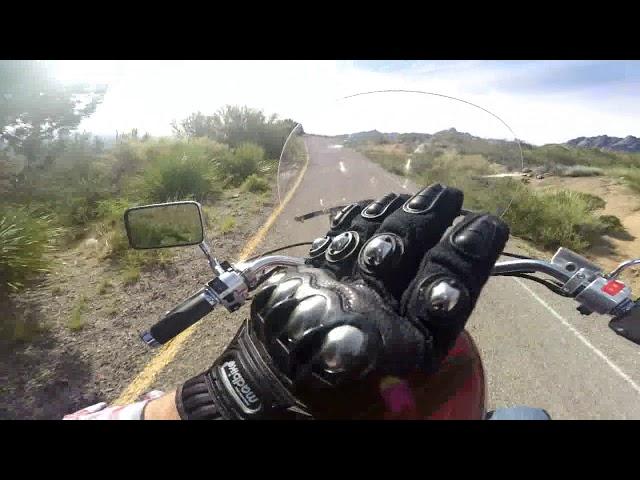 Military rider on cornering