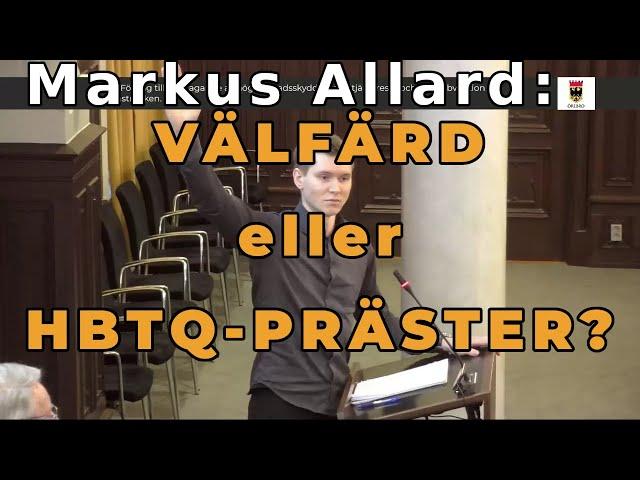 Swedish politician: "Funding for welfare or LGBTQ-priests?"