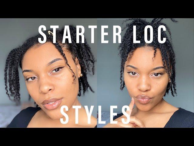 STARTER LOC STYLES | PERFECT FOR IN BETWEEN RETWISTS | Two strand twist starter locs