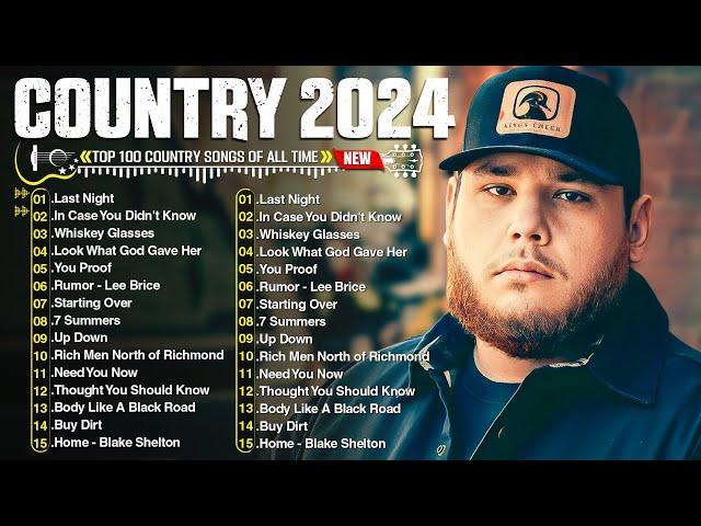 Country Music 2024 - Luke Combs, Morgan Wallen, Luke Bryan, Chris Stapleton, Brett Young, Kane Brown