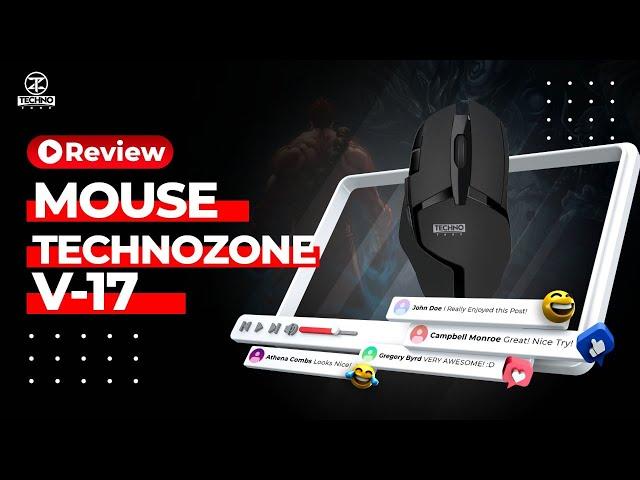 Techno Zone V-17 Gaming Mouse Full Review