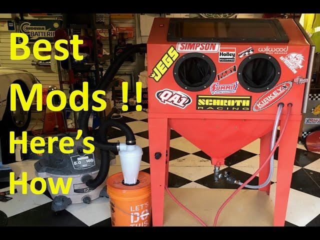 Harbor Freight Blast Cabinet Upgrade Kit  Easy Install