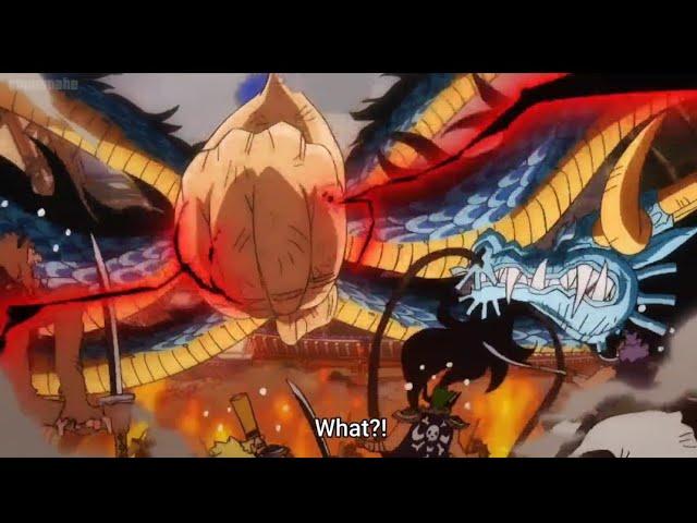 luffy grabs kaido|luffy pulls kaido up |luffy gear 5 vs kaido| luffy bullies kaido|