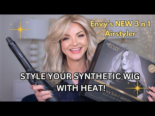 Transform Your Synthetic Wig With HEAT! Using the Envy 3-n-1 Airstyler