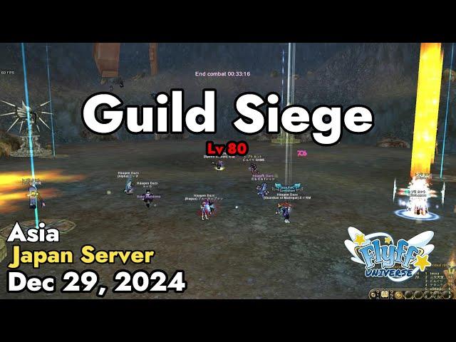 Guild Siege Lv 80 (Japan Server) December 29, 2024 | Flyff Universe