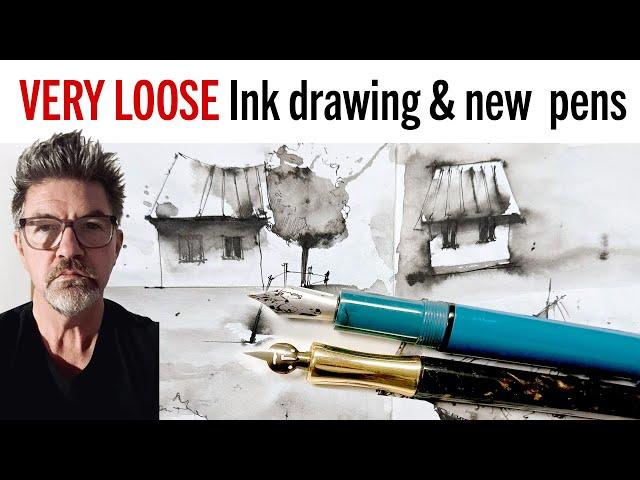 In this video I show you how to make relaxed and casual ink drawings in your sketchbook.