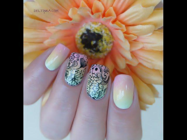 NailArt: nice pastel gradient + slider ~ ｡◕‿◕｡~
