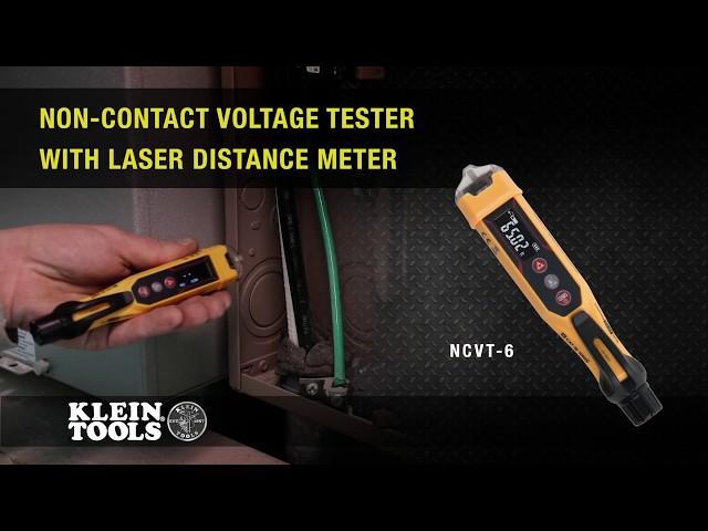 Non-Contact Voltage Tester with Laser Distance Meter (NCVT-6)