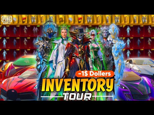 MY NOOB $0 INVENTORY TOUR| PUBG MOBILE