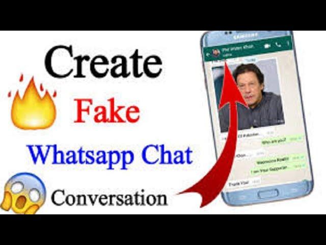 How to Create fake Whatsapp Chat(Conversation)