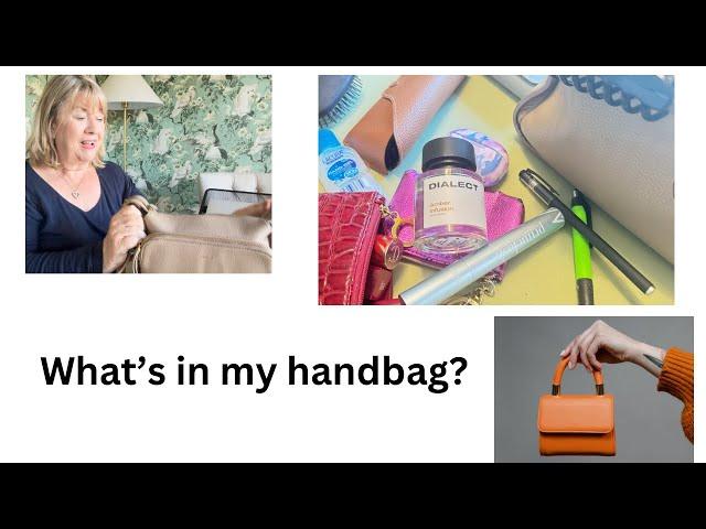 Whats in my handbag?Inside a 75 year olds handbag Dialect fragrance winner in description box