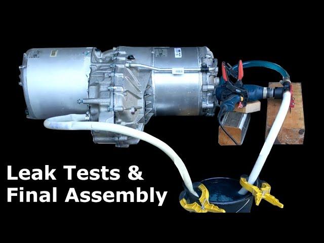 Tesla Motor Leak Tests and Final Assembly