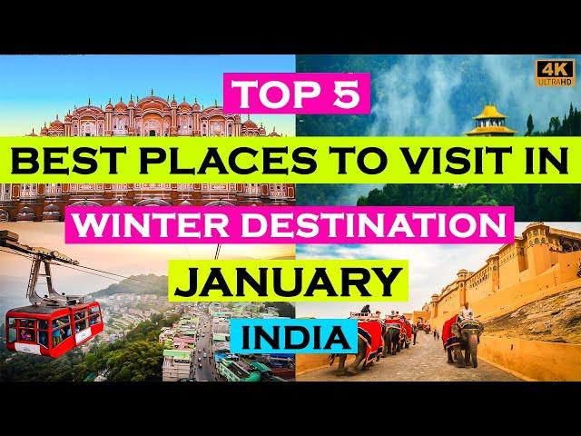 Top 5 Best Places To Visit In January In India | Winter Destination #january