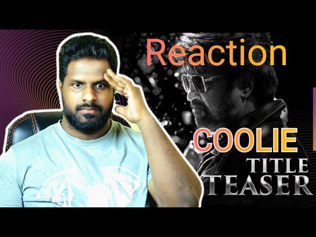 COOLIE title teaser reaction | Thalaivar 171 teaser | Bogan React