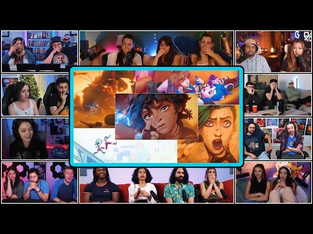 YouTubers Sadly React To ISHA’s SACRIFICE | Arcane S2 Ep 6 CRAZY ISHA ENDING Reaction Mashup