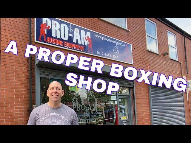 A Visit To PRO-AM Boxing Shop