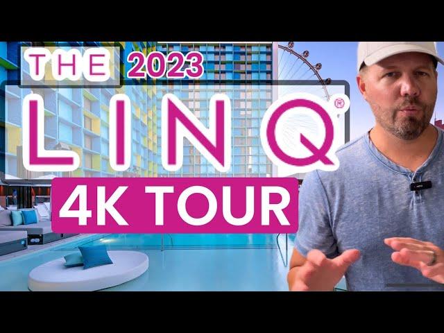 ALL of the Linq Hotel & Casino LAS VEGAS in 10 Minutes! Full Walkthrough 2023! #caesarsrewards