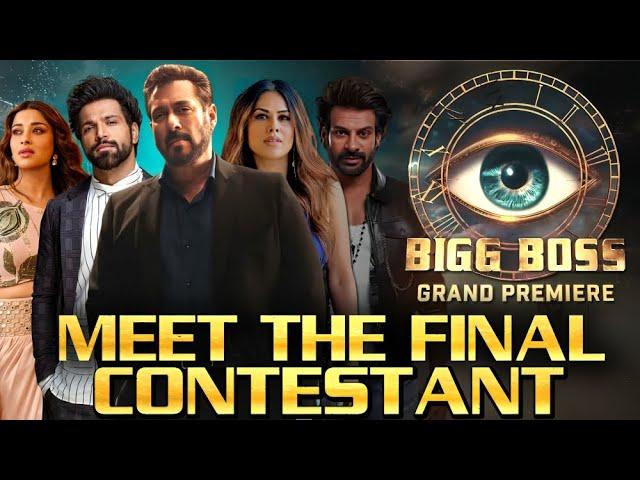 Bigg Boss 18 Confirm Contestant List 2024 | Time Ka Taandav | Karan Veer Mehra | Salman Khan