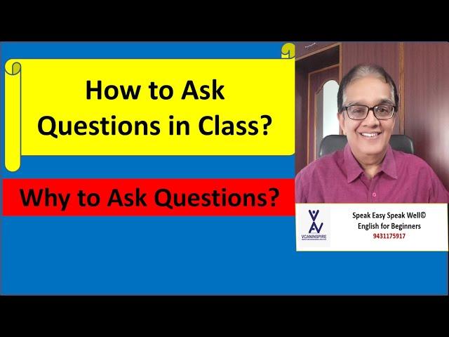 #howtoaskquestionsinclass #curious #howdoIknow #vcaninspire