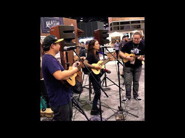 Kimberly June @ the NAMM Show 2019 Kala Brand Music Booth