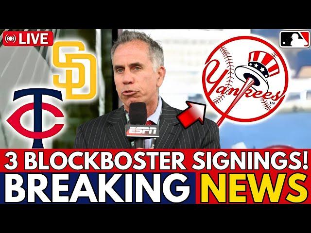 MLB BREAKING NEWS! YANKEES ADD 3 NEW SIGNINGS! IS ROKI SASAKI ALMOST THERE? LATEST YANKEES UPDATES!