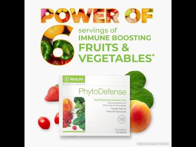 GNLD NEOLIFE PHYTODEFENSE - 30 SACHETS (CAROTENOID, CRUCIFEROUS AND FLAVONOID)