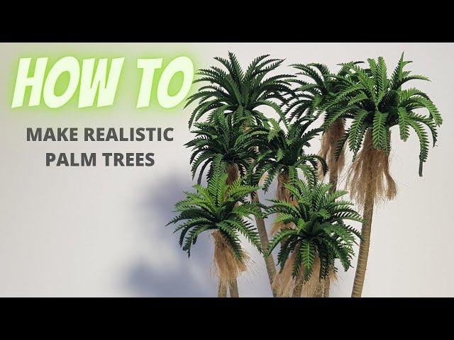 Make Realistic Palm Trees For Your Model Railway