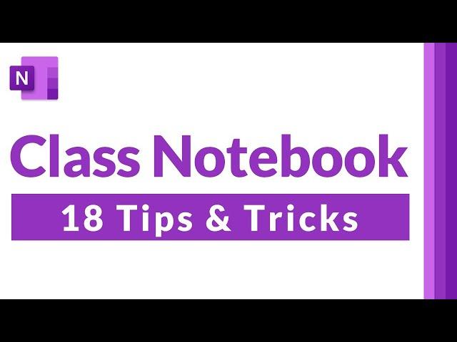 Top 18 OneNote Class Notebook tips and tricks // Teacher tutorial for OneNote in education