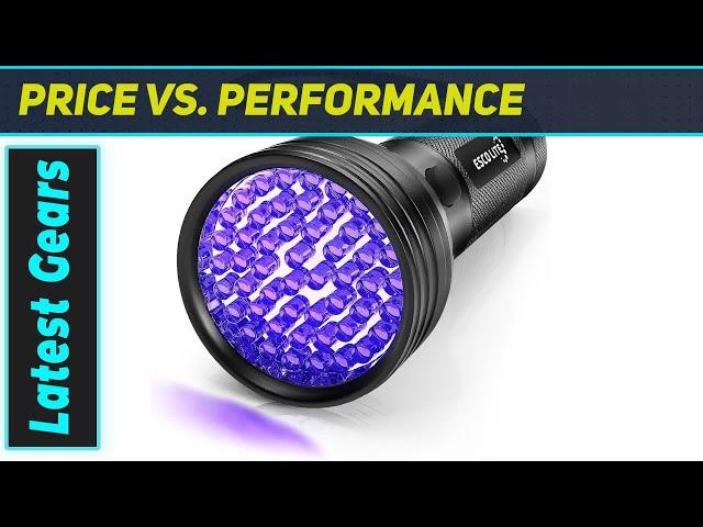 reviewBest UV Flashlight? Escolite UV Flashlight Black Light Test