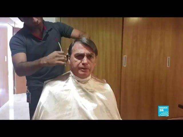 Brazilian President Bolsonaro snubs French FM for a haircut