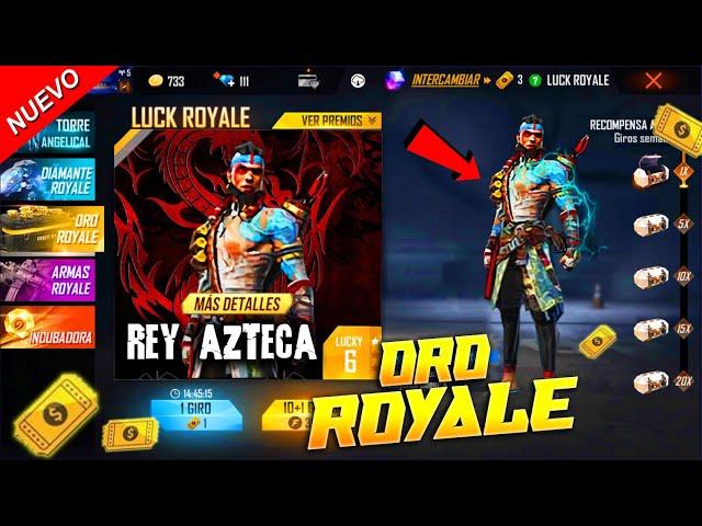  OFICIAL! PROXIMA ORO ROYALE DE FREE FIRE - NUEVA LUCK DE ORO DE FREE FIRE Y NOVEDADES