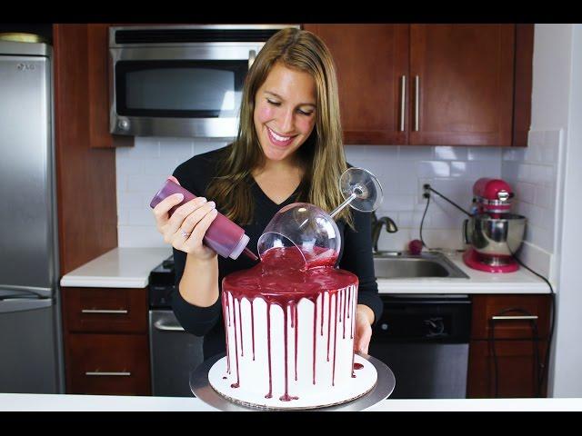 The "One Glass Too Many" Red Wine Cake I CHELSWEETS