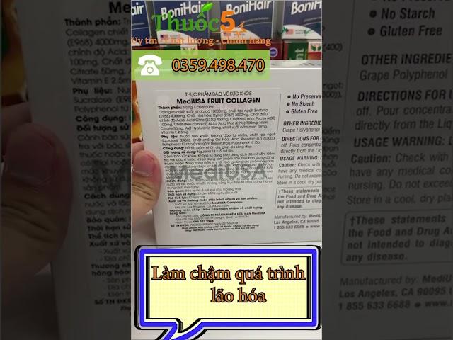 [review] Làm mờ các vết thâm, nám, tàn nhang, giúp da bạn luôn săn chắc - Fruit Collagen MediUSA