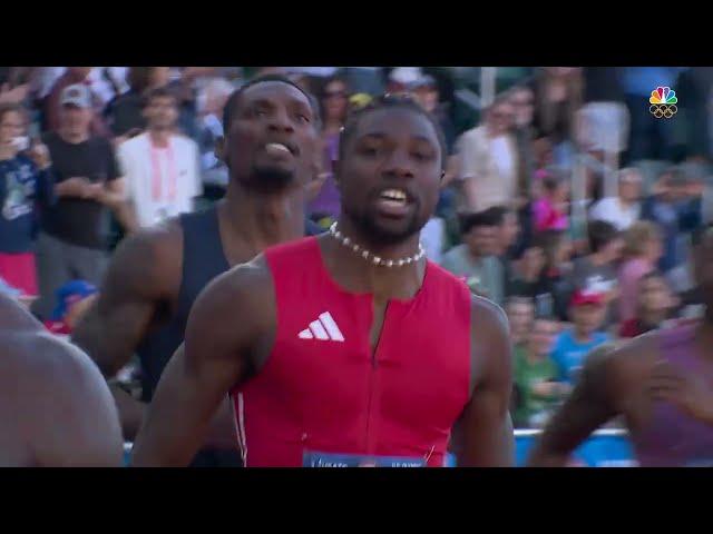 Noah Lyles wins Trials 100m | U.S. Olympic Track & Field Trials