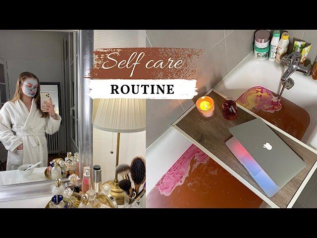 Ma routine soin du soir‍️Bain relaxant, Skincare, Cheveux, Corps | My evening Self care routine