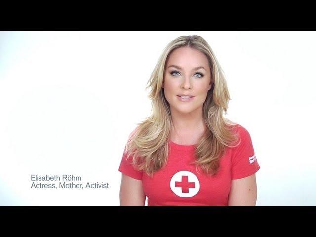 American Red Cross Celebrity Ambassador, Elisabeth Röhm, Inspires Mothers to Prepare Their Families