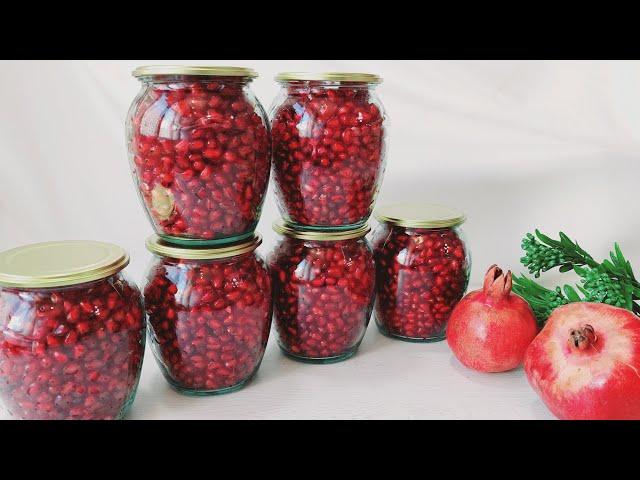 Without Freeze! Without cooking! I keep the pomegranate FRESH for 12 months.