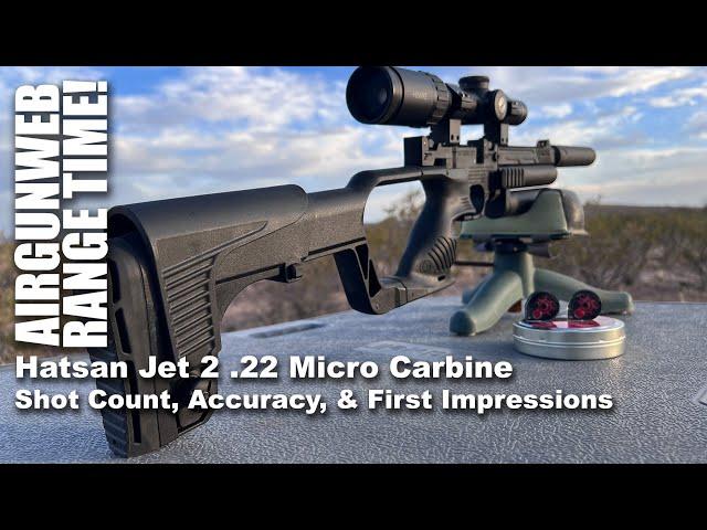 Hatsan Jet 2 .22 Pistol / Micro Carbine - Shot curve numbers, accuracy, and first impressions