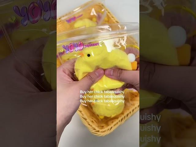 Buy her a chick tabasquishy #yoyosquishy #tabasquishy #fypusa #stressrelieftoys
