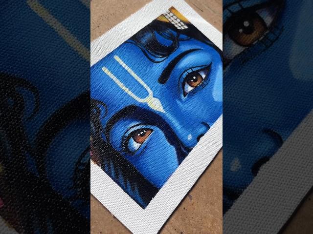 Painting the most DIVINE EYES 🫶 "krishn eyes " #krishna #eyes #krishnaeyes #blue